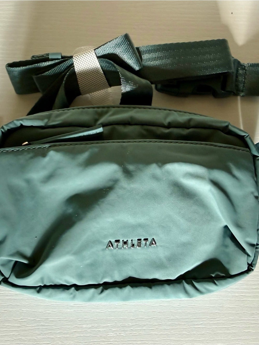 NWT Athleta- Green Women's Crossbody Waist Bag